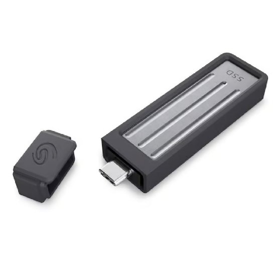 SSD vanjski 2TB SEAGATE Ultra Compact, STMX2000400, 1000 MB/s, USB-C, sivi