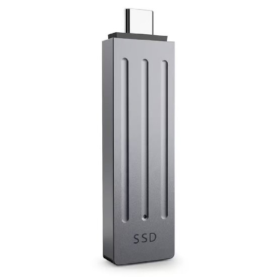 SSD vanjski 2TB SEAGATE Ultra Compact, STMX2000400, 1000 MB/s, USB-C, sivi