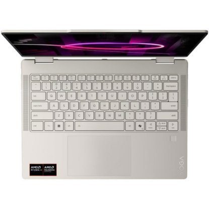 Laptop LENOVO Yoga 7 2in1 83TD0029SC / Ryzen AI 7 445, 32GB, 1TB SSD, AMD Radeon Graphics, 14" WUXGA OLED Touch, Windows 11, srebrni