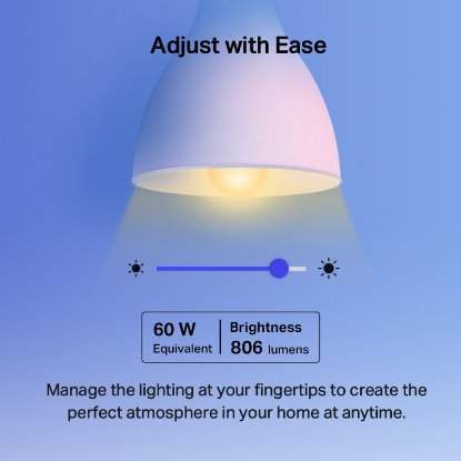 Pametna žarulja TP-LINK Tapo L530E, 8.7W, LED, WiFi, multicolor