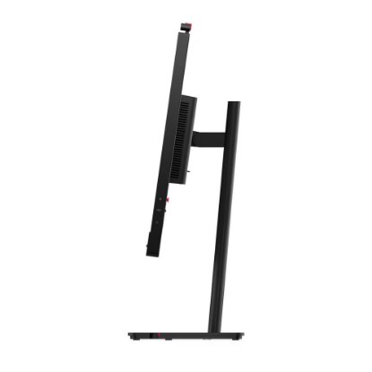 Monitor 27" LENOVO ThinkVision T27QD-4V, 64B8UAT1EU, QHD, IPS, 350 cd/m2, 4 ms, 120 Hz, DisplayPort, HDMI USB-C, pivot, kamera, zvučnici, crni