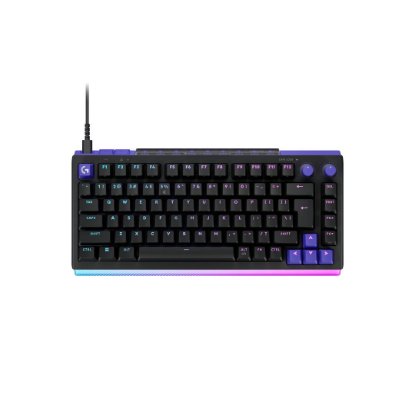 Tipkovnica LOGITECH Gaming G512 X 75, linear switch, RGB, mehanička, US Layout, USB, crna