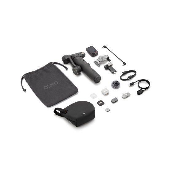 Gimbal stabilizator DJI Osmo Mobile 8P Creator Combo, stabilizator za snimanje smartphoneom, crni
