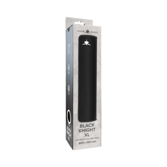Podloga za miš White Shark GMP-2501 BLACK KNIGHT XL 80x35cm