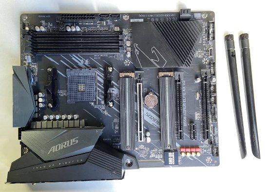 RABLJENI - Matična ploča GIGABYTE B550 Aorus Elite AX, AMD B550, DDR4, ATX, s. AM4