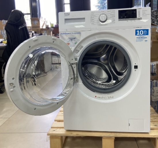 RABLJENI - Perilica rublja BEKO WML81633NP1, 8 kg, 1600 o/min, energetski razred C, bijela