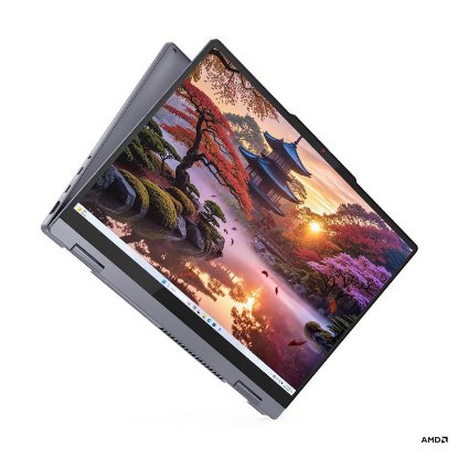 IZLOŽBENI - Laptop LENOVO IdeaPad 5 2in1 83KT0015SC / Ryzen AI 7 350, 24GB, 1TB SSD, AMD Radeon Graphics, 14" WUXGA OLED Touch, Windows 11, sivi