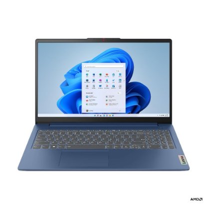 Slika Laptop LENOVO IdeaPad Slim 3 82XQ010FSC / Ryzen 5 7520U, 16GB, 1TB SSD, AMD Radeon Graphics, 15.6" FHD IPS, bez OS, plavi