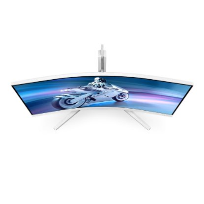 Gaming monitor 34" PHILIPS 34M2C5501A, UWQHD, VA, 180Hz, 1ms, 300cd/m2, FreeSync, zakrivljeni, zvučnici, bijeli