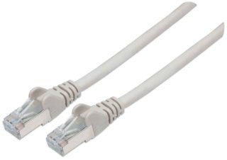Kabel INTELLINET, patch CAT6a, S/FTP, sivi, 1m