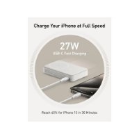 Prijenosna baterija ANKER MagGo 10K, 10000 mAh, Qi2, 15W, bijela