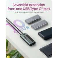 USB HUB ICY BOX IB-HUB1457-C31, USB-C na 7x USB-C 3.2 Gen 2