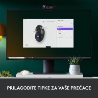 Miš LOGITECH M650, bežični, optički, 4000dpi, USB, BT, crni