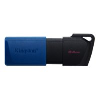 Memorija USB 3.2 FLASH DRIVE, 64GB, KINGSTON DataTraveler Exodia M DTXM/64GB, crno/plava
