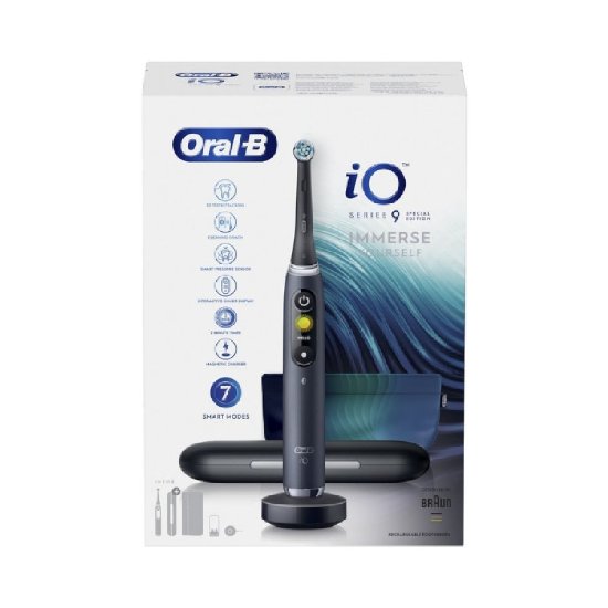 Električna četkica za zube ORAL-B iO9, crna, torbica