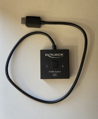 OPEN BOX - Razdjelnik DELOCK, HDMI 2-1 switch, dvosmjerni, 8K 60Hz