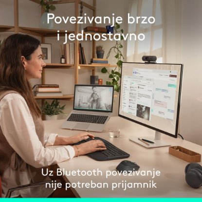 Tipkovnica + miš LOGITECH Signature Comfort Plus MK880, crni