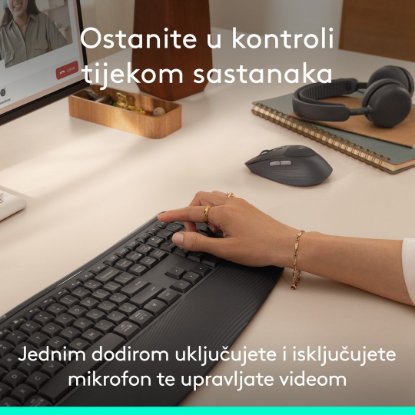 Tipkovnica + miš LOGITECH Signature Comfort Plus MK880, crni