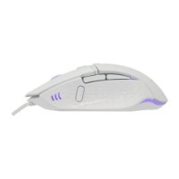 Miš BARACUDA Raptor, optički, 6400dpi, bijeli