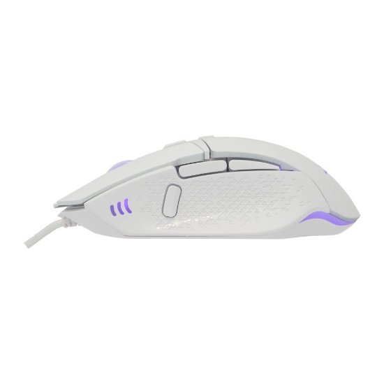 Miš BARACUDA Raptor, optički, 6400dpi, bijeli