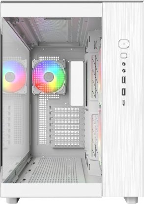 Kućište MONTECH King 65 Pro, prozor, RGB, ATX, bijelo