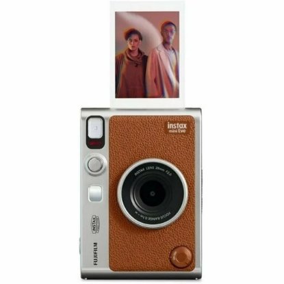 Fotoaparat FUJI FILM Instax mini EVO, analogni, automatski flash, smeđi