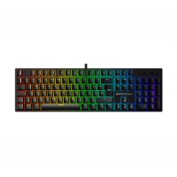 Tipkovnica EPOCH Rhea, RGB, mehanička, crveni switch, UK/HR layout, crna, USB
