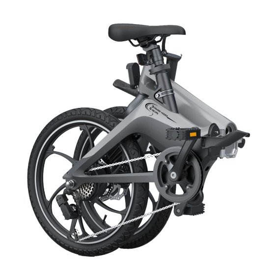 RABLJENI - Električni bicikl MS ENERGY e-bike i10, kotači 20", sivo/crni