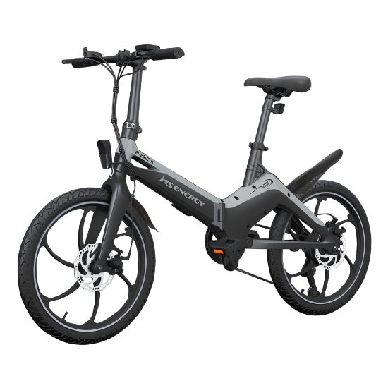 RABLJENI - Električni bicikl MS ENERGY e-bike i10, kotači 20", sivo/crni
