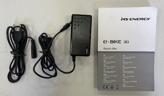 RABLJENI - Električni bicikl MS ENERGY e-bike i10, kotači 20", sivo/crni