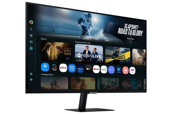 Premium monitor 32" SAMSUNG M70F Smart LS32FM702UUXDU, QHD, VA, 60Hz, 4ms, 240cd/m2, Vision AI, crni