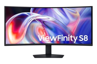Monitor 40" SAMSUNG S85TH ViewFinity LS40H850TAUXEN, WUHD, VA, 144Hz, 4ms, 350cd/m2, zakrivljeni, crni
