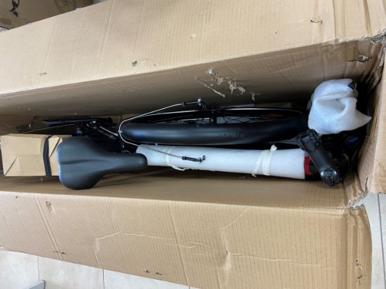 RABLJENI - Električni bicikl MS ENERGY e-bike t10, kotači 28", crno-crveni