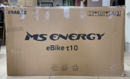 RABLJENI - Električni bicikl MS ENERGY e-bike t10, kotači 28", crno-crveni