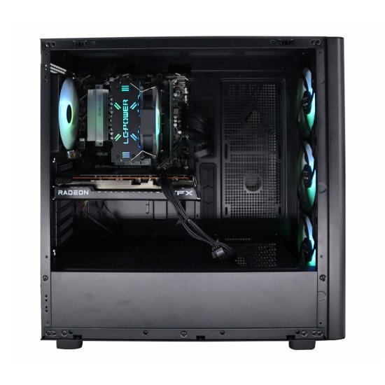 Računalo EPOCH Europa / Ryzen 5 7500F, 16GB DDR5, 1TB SSD NVMe, AMD Radeon RX 7600 8GB, WiFi, Windows 11, crno