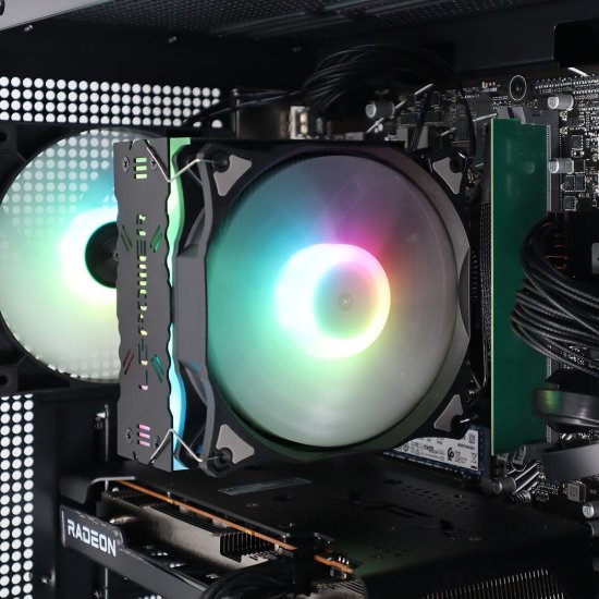 Računalo EPOCH Europa / Ryzen 5 7500F, 16GB DDR5, 1TB SSD NVMe, AMD Radeon RX 7600 8GB, WiFi, Windows 11, crno