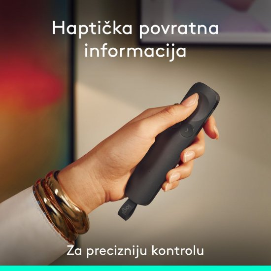 Prezenter LOGITECH Spotlight 2, laser, bežični, smeđi