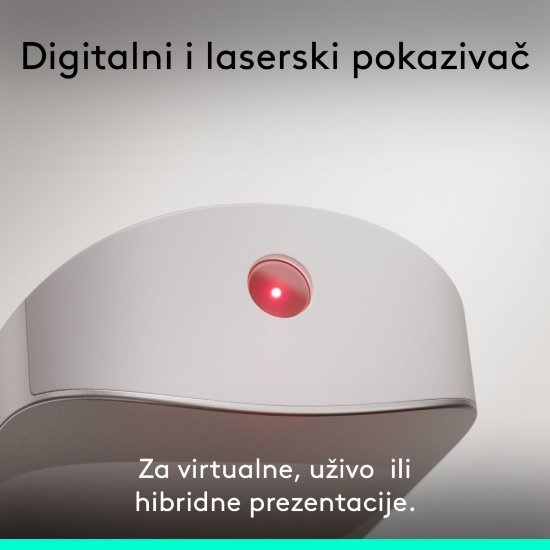 Prezenter LOGITECH Spotlight 2, laser, bežični, smeđi