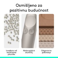 Prezenter LOGITECH Spotlight 2, laser, bežični, smeđi