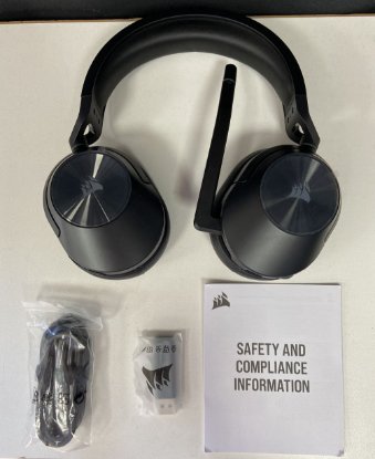 OEPN BOX - Slušalice CORSAIR HS55 Wireless, bežične, mikrofon, crne