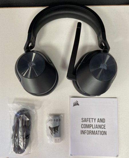 OEPN BOX - Slušalice CORSAIR HS55 Wireless, bežične, mikrofon, crne