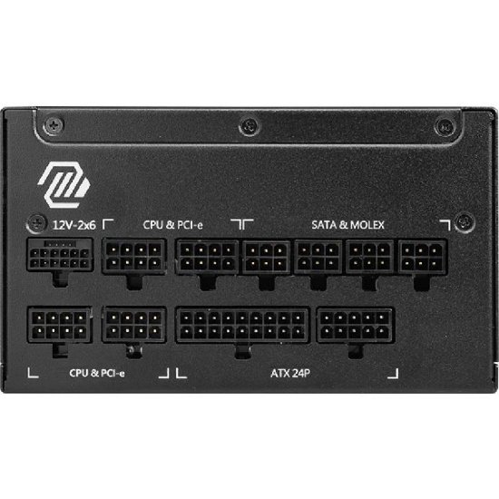 Napajanje 1000W, MSI MAG A1000GL PCIE5 II, ATX v3.1, 135mm vent, modularno, 80+ Gold