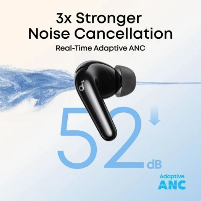 Slušalice ANKER SoundCore R60i NC, in-ear, bežične, Bluetooth, crne