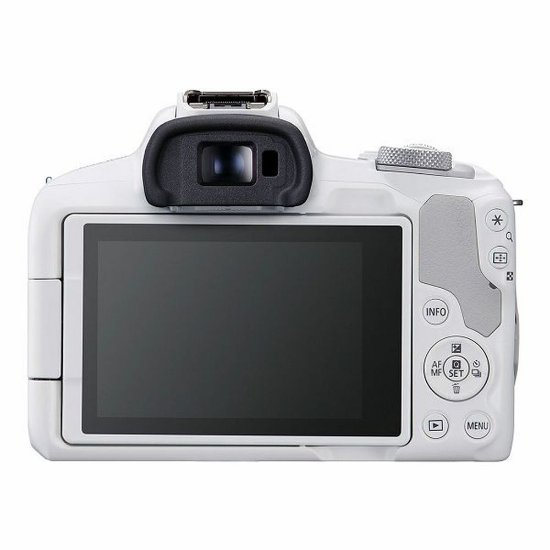 Digitalni fotoaparat CANON EOS R50 + RF-S 18-45mm f/4.5-6.3 IS STM, 24,2 Mp, 4K Ultra HD, bijeli