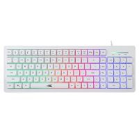 Tipkovnica + miš BARACUDA BGC-012 ORCA, LED, bijela, USB
