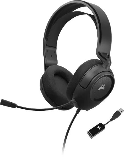 Slušalice CORSAIR HS35 Surround V2, mikrofon, crne
