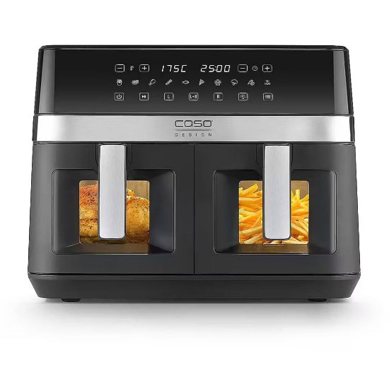 Friteza na vrući zrak CASO DESIGN, 14 L, 2200 W, crna