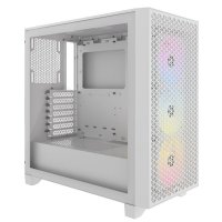 Kućište CORSAIR 3000D Airflow, RGB, window, MIDI, ATX, bijelo, bez napajanja
