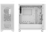 Kućište CORSAIR 3000D Airflow, RGB, window, MIDI, ATX, bijelo, bez napajanja