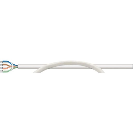 Kabel Intellinet Cat.6, Solid, SOHO, 23 AWG, UTP, CCA, sivi, kolut 305m